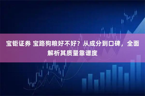 宝钜证券 宝路狗粮好不好?从成分到口碑,全面解析其质量靠谱度